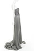 Women's Alexandre Vauthier Strapless High Slit Gown