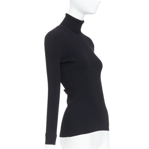 Women's Jil Sander Open Back Ruched Turtleneck