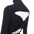 Women's Jil Sander Open Back Ruched Turtleneck
