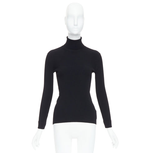 Women's Jil Sander Open Back Ruched Turtleneck