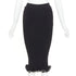 Women's Alexandre Vauthier Crystal Ruffle Skirt