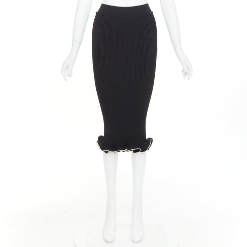 Women's Alexandre Vauthier Crystal Ruffle Skirt