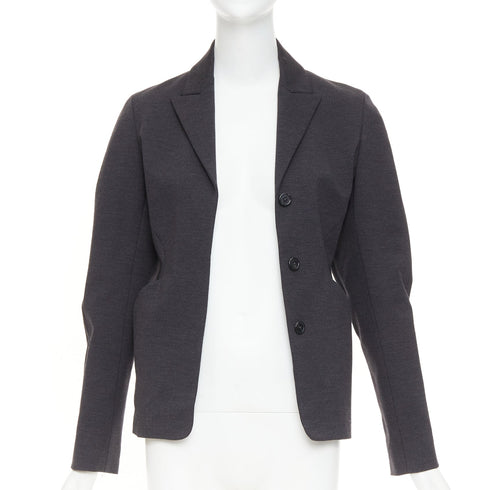 Women's Jil Sander Grey Wool Hourglass Blazer
