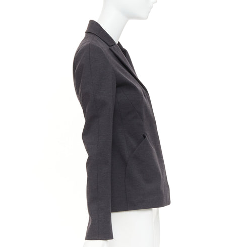 Women's Jil Sander Grey Wool Hourglass Blazer