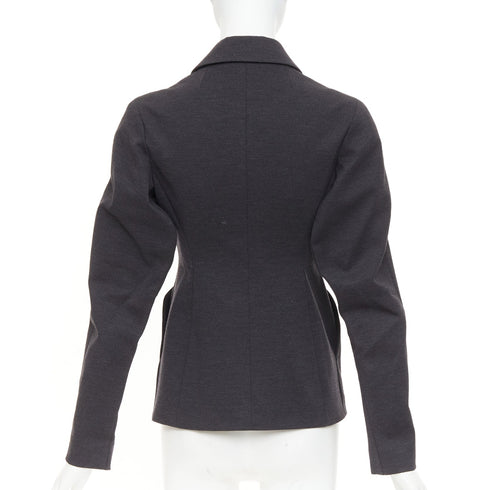 Women's Jil Sander Grey Wool Hourglass Blazer