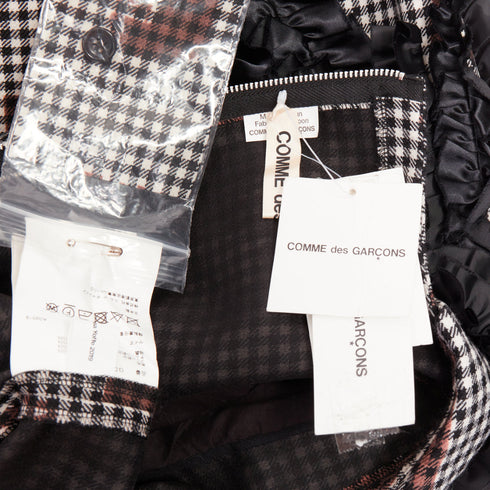 Women's Comme Des Garcons 2019 Wool Gingham Dress