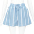 Women's Jil Sander Striped Drawstring Boxer Shorts