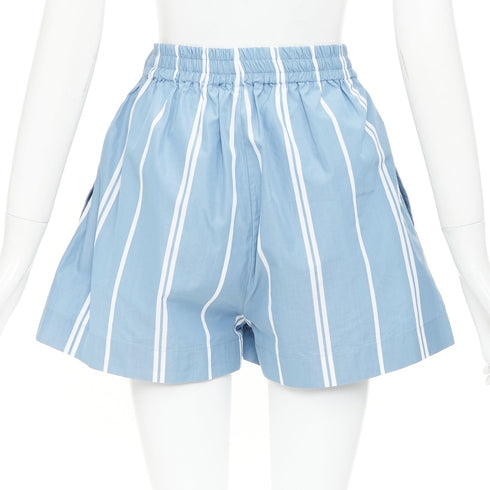 Women's Jil Sander Striped Drawstring Boxer Shorts