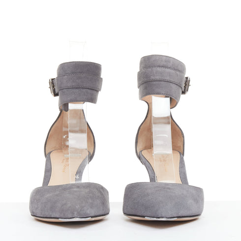 Women's Gianvito Rossi Suede Cuff Ankle Pumps