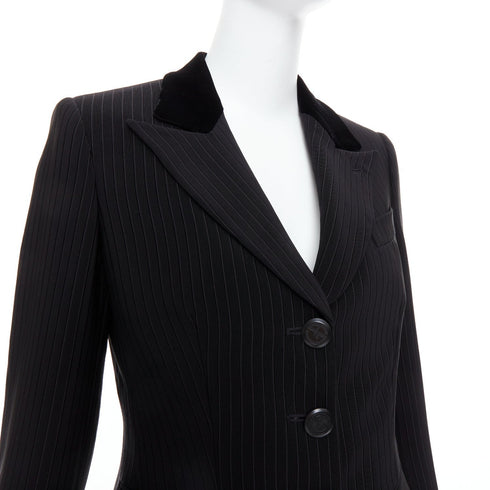 Women's Giorgio Armani Velvet Trim Tuxedo Blazer