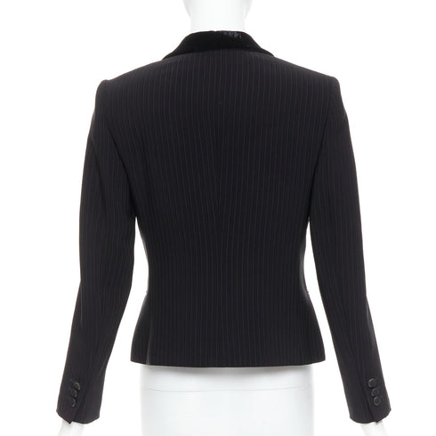 Women's Giorgio Armani Velvet Trim Tuxedo Blazer