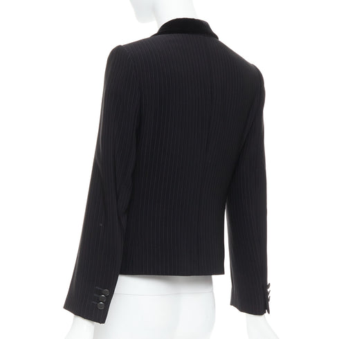 Women's Giorgio Armani Velvet Trim Tuxedo Blazer