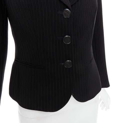 Women's Giorgio Armani Velvet Trim Tuxedo Blazer