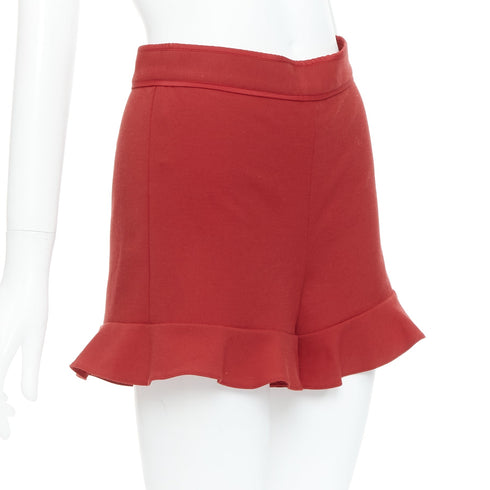 Women's Red Valentino Ruffle Hem High Shorts