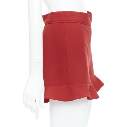 Women's Red Valentino Ruffle Hem High Shorts