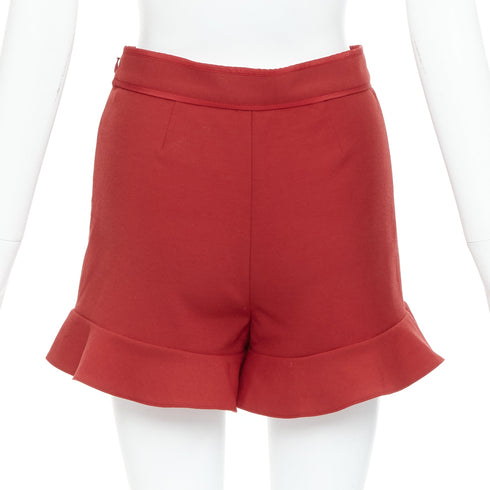 Women's Red Valentino Ruffle Hem High Shorts