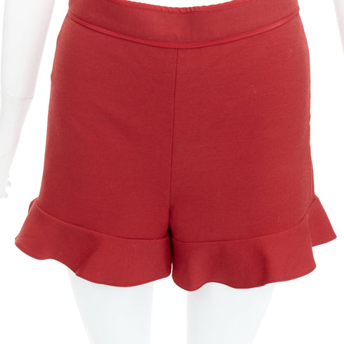 Women's Red Valentino Ruffle Hem High Shorts