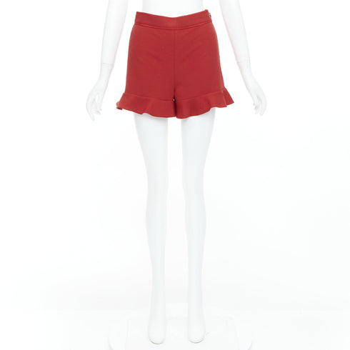 Women's Red Valentino Ruffle Hem High Shorts