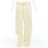 Women's Jil Sander Cotton Belted Wide Leg Pants