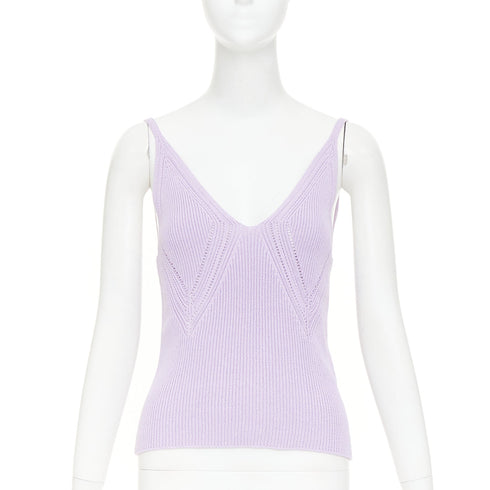 Women's Jil Sander Chevron Pointelle Tank Top