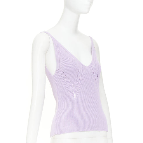 Women's Jil Sander Chevron Pointelle Tank Top