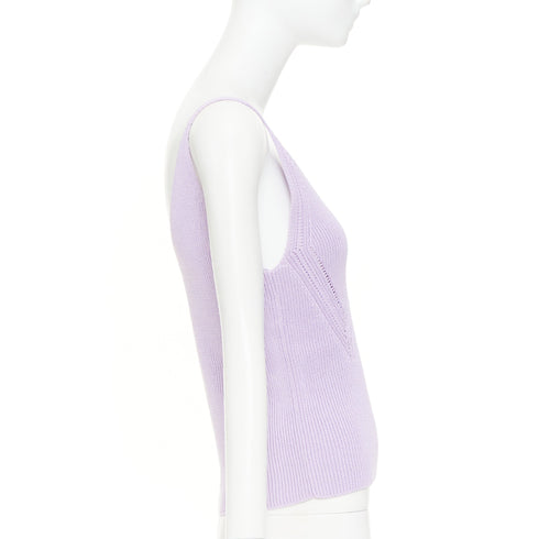 Women's Jil Sander Chevron Pointelle Tank Top