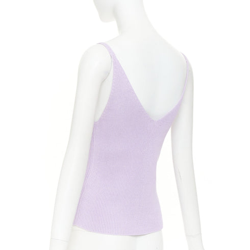 Women's Jil Sander Chevron Pointelle Tank Top