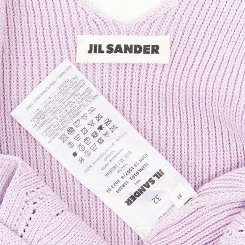 Women's Jil Sander Chevron Pointelle Tank Top