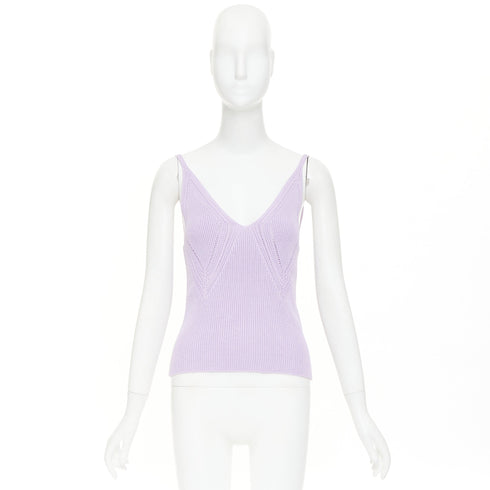 Women's Jil Sander Chevron Pointelle Tank Top