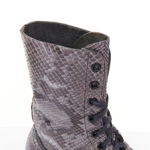 Men's Jil Sander Leather Lug Sole Combat Boots