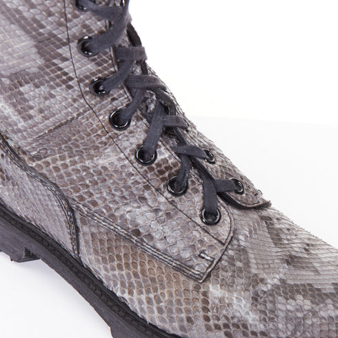 Men's Jil Sander Leather Lug Sole Combat Boots