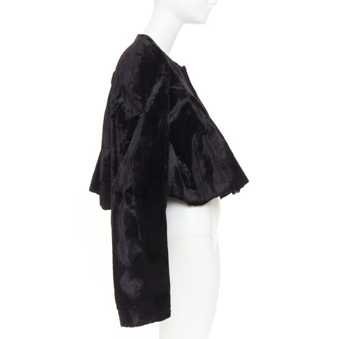 Women's Comme Des Garcons 2019 Velvet Checkered Jacket