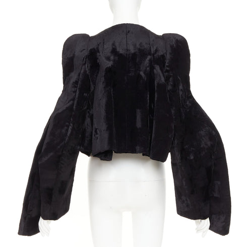 Women's Comme Des Garcons 2019 Velvet Checkered Jacket