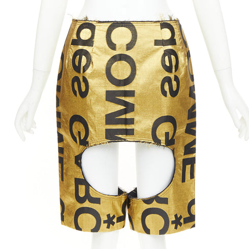 Women's Comme Des Garcons 2020 Silk Logo Shorts