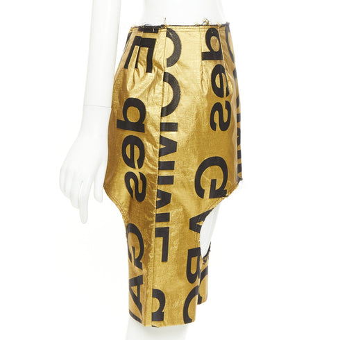 Women's Comme Des Garcons 2020 Silk Logo Shorts