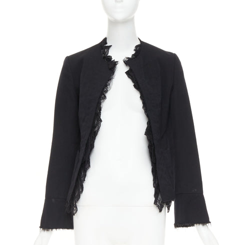 Women's Comme Des Garcons 2005 Wool Lace Jacket