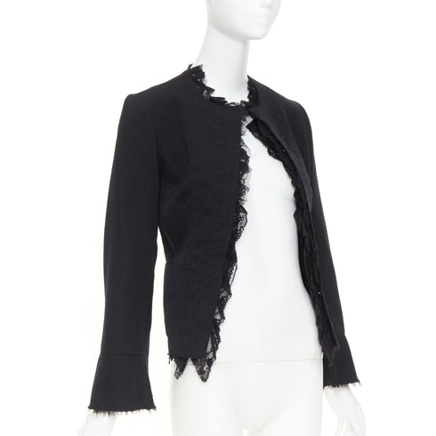 Women's Comme Des Garcons 2005 Wool Lace Jacket