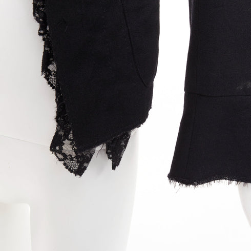 Women's Comme Des Garcons 2005 Wool Lace Jacket