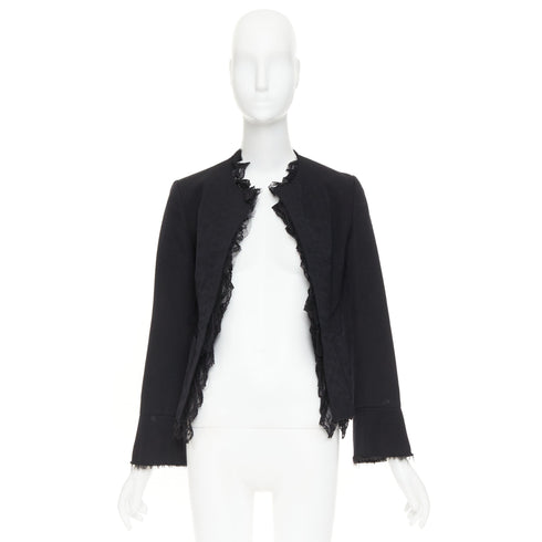 Women's Comme Des Garcons 2005 Wool Lace Jacket