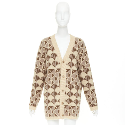Women's Nanushka Knit Intarsia Cardigan