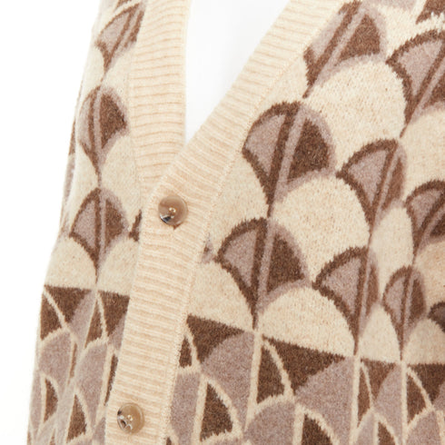 Women's Nanushka Knit Intarsia Cardigan