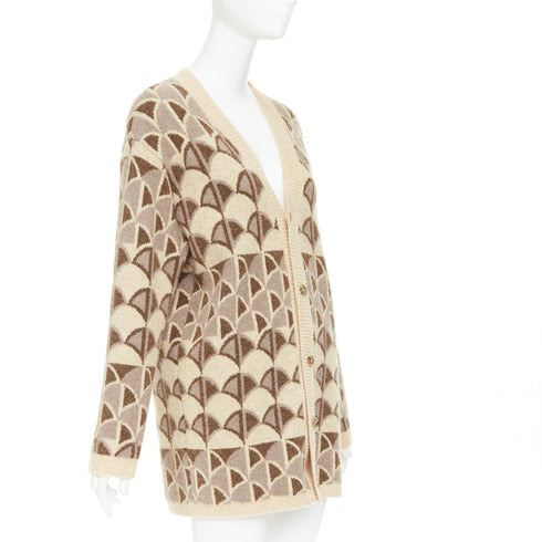 Women's Nanushka Knit Intarsia Cardigan