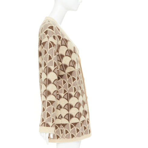 Women's Nanushka Knit Intarsia Cardigan