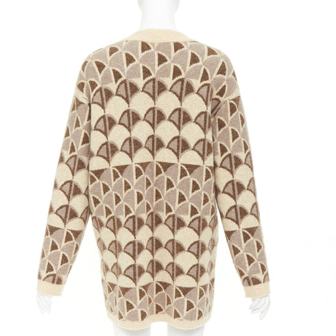 Women's Nanushka Knit Intarsia Cardigan