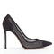 Women's Gianvito Rossi Fishnet Suede Pointy Pumps
