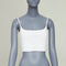 Women's Jil Sander Floral Embroidery Crop Top