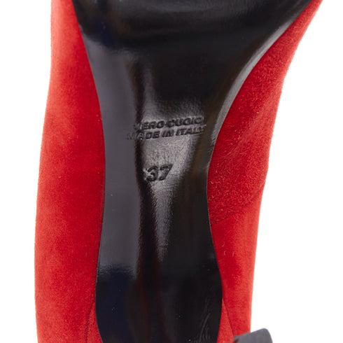 Women's Alexander Wang Tia Suede Cutout Heel Pumps