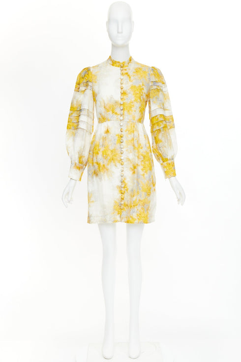 Women's Zimmermann 2021 Botanica Floral Puff Dress