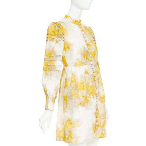 Women's Zimmermann 2021 Botanica Floral Puff Dress