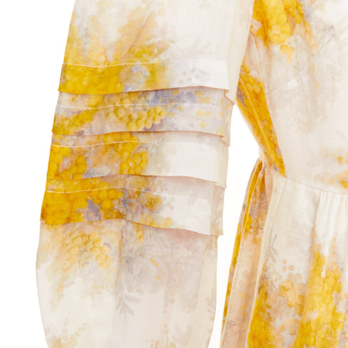 Women's Zimmermann 2021 Botanica Floral Puff Dress